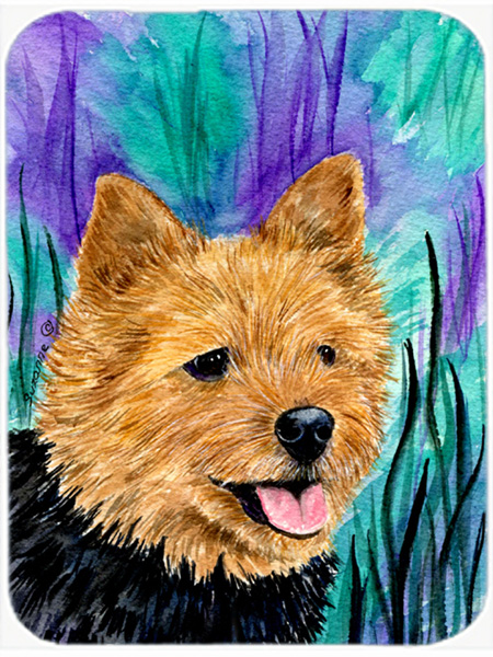 Norwich Terrier Glass Cutting Board- Large