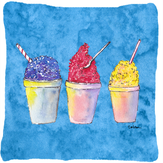 14 x 14 in. Snowballs Fabric Decorative Pillow