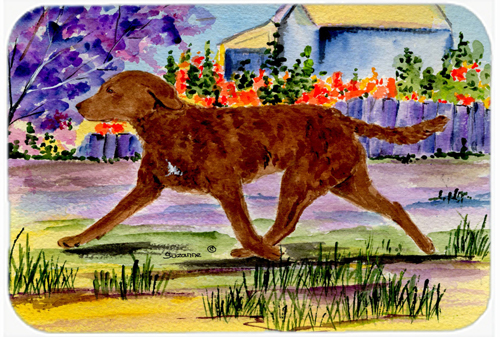 Chesapeake Bay Retriever Glass Cutting Board - Large