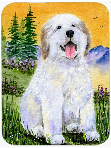 Great Pyrenees Glass Cutting Board - Large