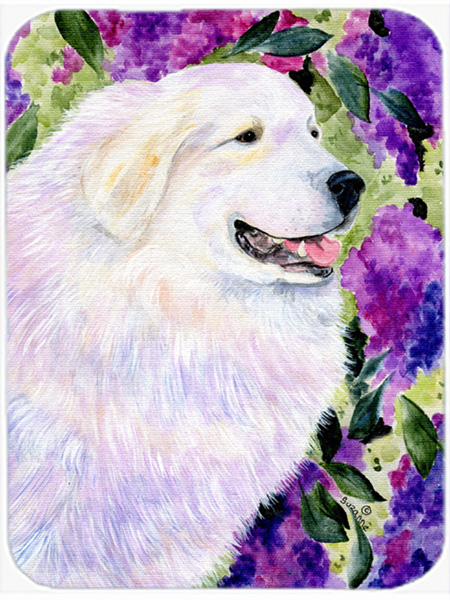 Great Pyrenees Glass Cutting Board- Large