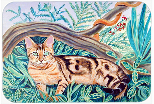 Picture of Carolines Treasures 7139LCB 15 x 12 in. Cat Maine Coon Glass Cutting Board- Large