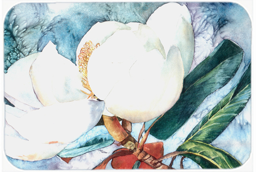 Picture of Carolines Treasures 8001LCB 15 x 12 in. Flower Magnolia Glass Cutting Board- Large