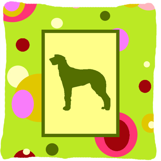 Scottish Deerhound Fabric Decorative Pillow