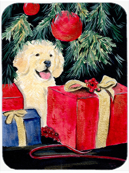 Golden Retriever Glass Cutting Board - Large -