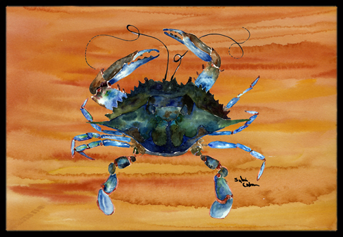 Picture of Carolines Treasures 8143-JMAT 36 x 24 in. Crab Indoor Or Outdoor Doormat
