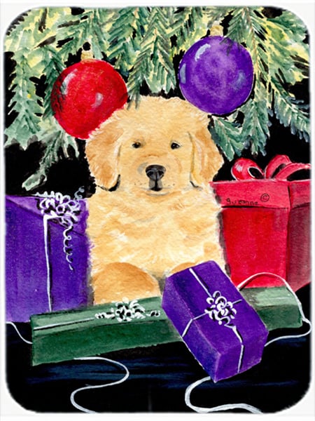 Golden Retriever Glass Cutting Board - Large