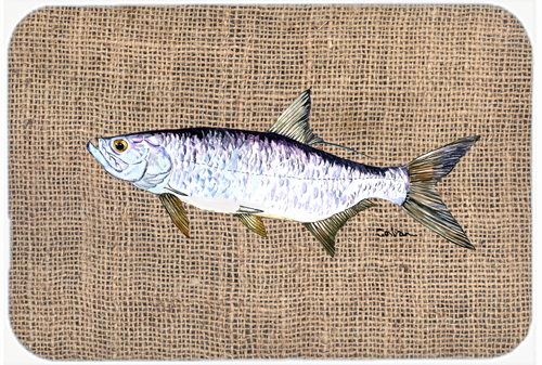 Picture of Carolines Treasures 8774LCB 15 x 12 in. Fish Tarpon Glass Cutting Board- Large