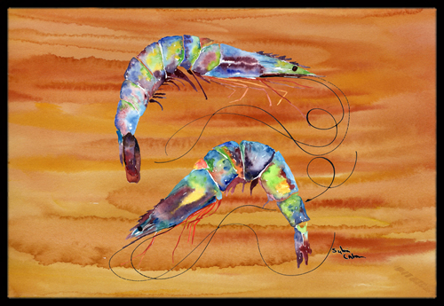 Shrimp Indoor Or Outdoor Doormat