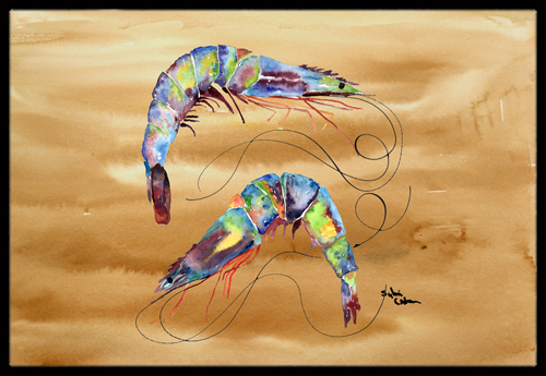Shrimp Indoor Or Outdoor Doormat