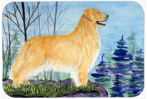 12 x 15 in. Golden Retriever Glass Cutting Board, Large