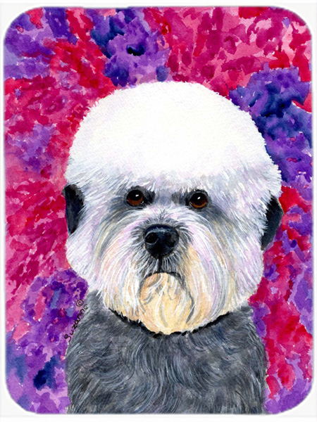 Dandie Dinmont Terrier Glass Cutting Board - Large