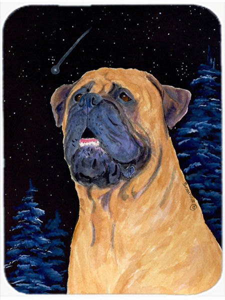 Bullmastiff Glass Cutting Board- Large