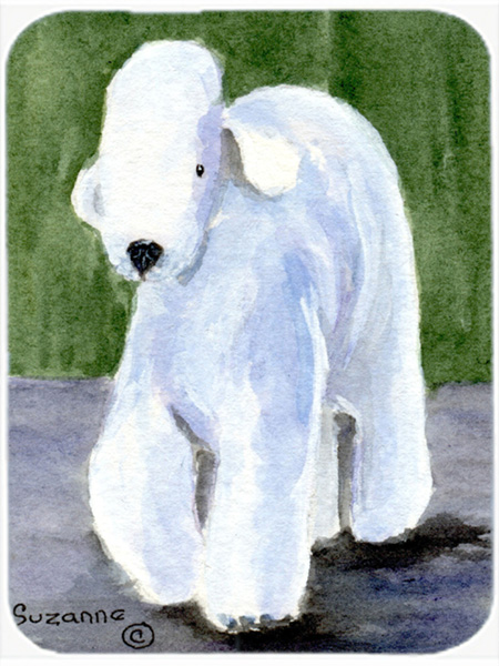 Bedlington Terrier Glass Cutting Board- Large
