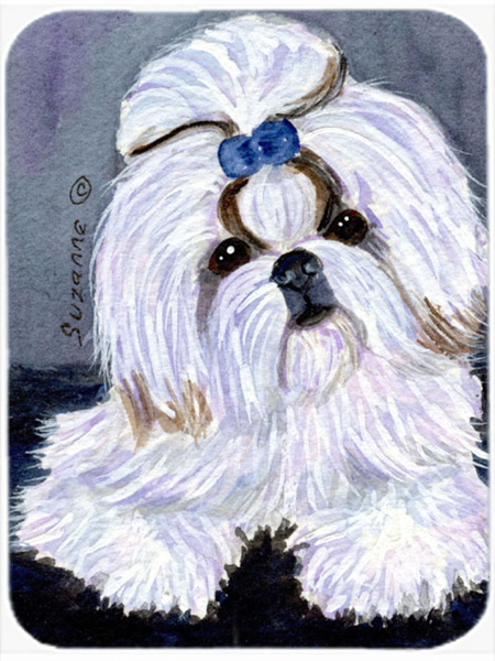 12 x 15 in. Shih Tzu Glass Cutting Board, Large