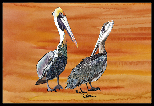 Pelican Indoor Or Outdoor Doormat