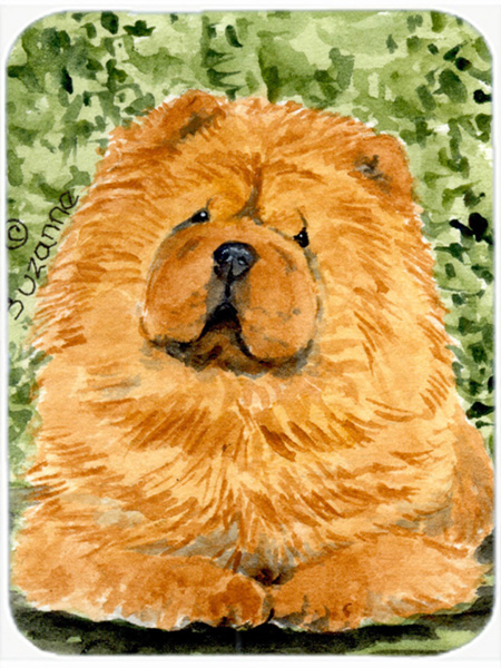 12 x 15 in. Chow Chow Glass Cutting Board- Large