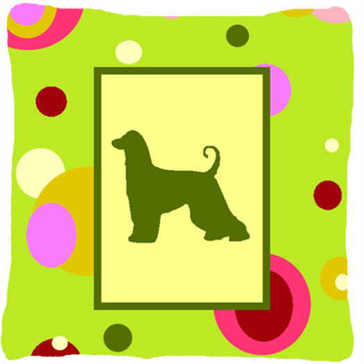 Afghan Hound Fabric Decorative Pillow