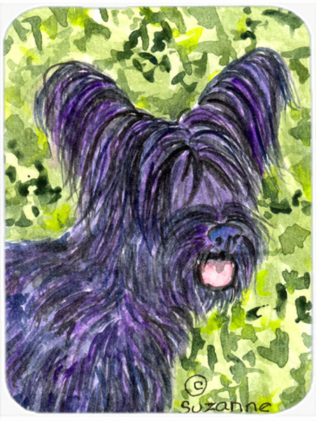 Skye Terrier Glass Cutting Board - Large
