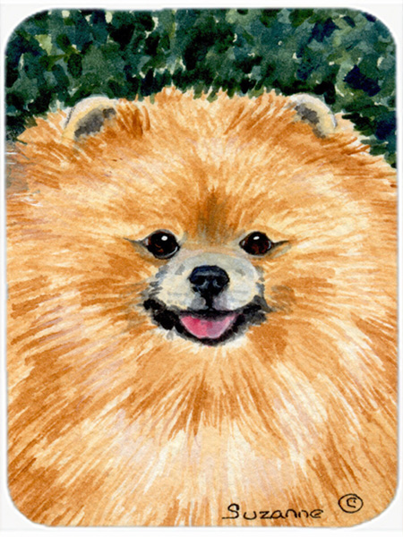 12 x 15 in. Pomeranian Glass Cutting Board- Large
