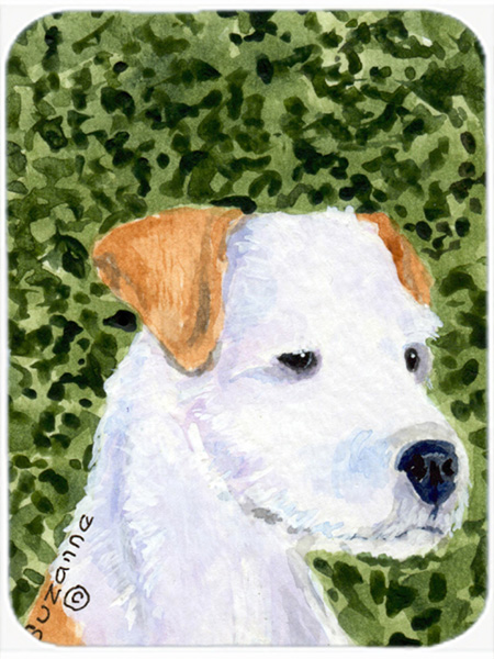 Jack Russell Terrier Glass Cutting Board - Large