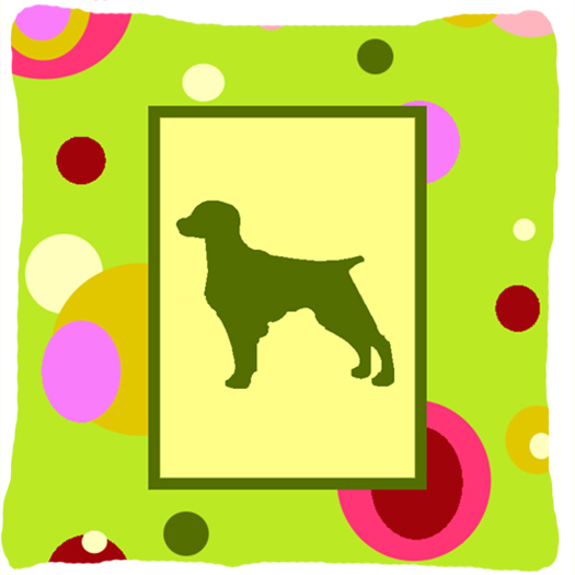 Boykin Spaniel Fabric Decorative Pillow - 14 x 14 in.