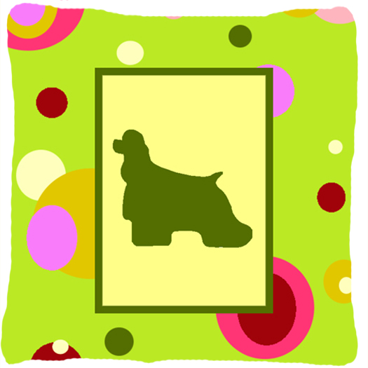 Cocker Spaniel Fabric Decorative Pillow