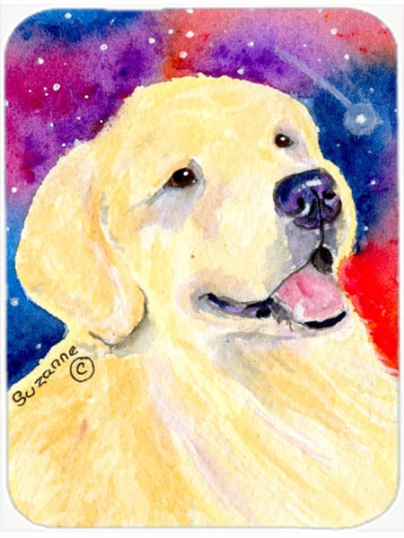 Golden Retriever Glass Cutting Board- Large