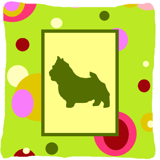 Norwich Terrier Decorative Indoor & Outdoor Fabric Pillow