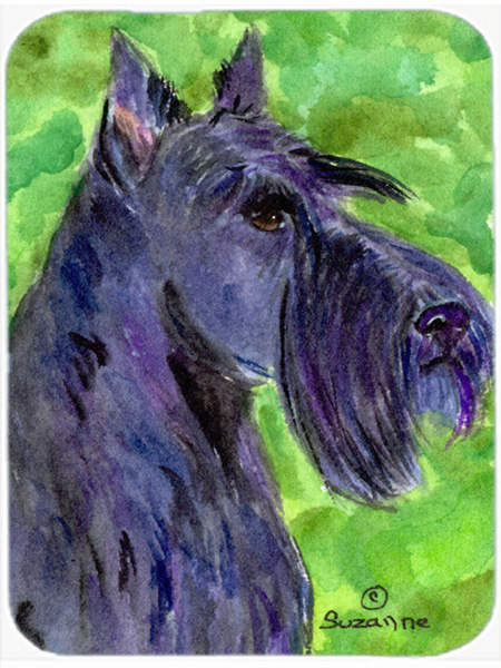 Scottish Terrier Glass Cutting Board- Large