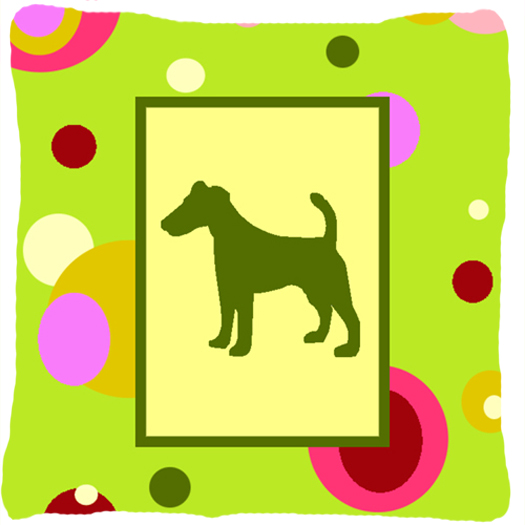 Fox Terrier Decorative Indoor & Outdoor Fabric Pillow