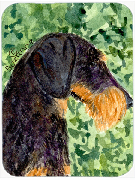 Dachshund Glass Cutting Board- Large