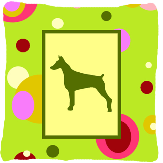 Doberman Decorative Indoor & Outdoor Fabric Pillow