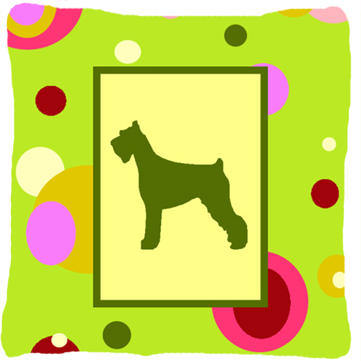 Schnauzer Decorative Indoor & Outdoor Fabric Pillow