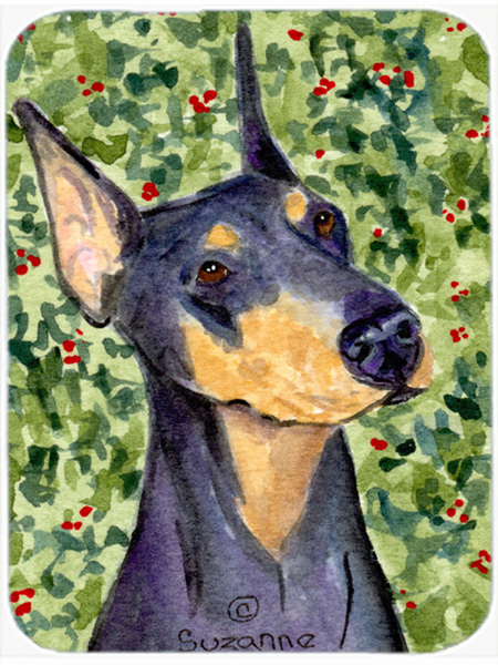 Doberman Glass Cutting Board- Large