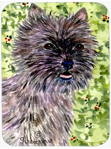 Cairn Terrier Glass Cutting Board- - Large