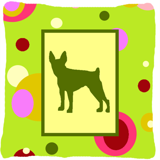 Fox Terrier Decorative Indoor & Outdoor Fabric Pillow
