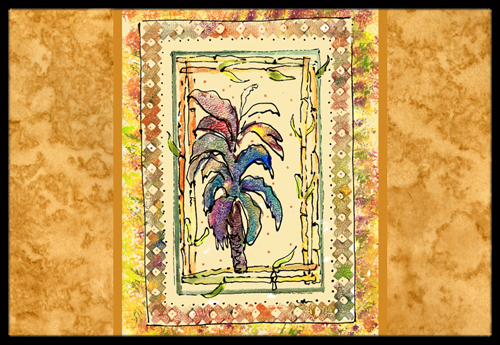 Palm Tree Indoor Or Outdoor Doormat- 24 x 36 in.