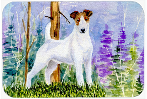 Jack Russell Terrier Glass Cutting Board- Large