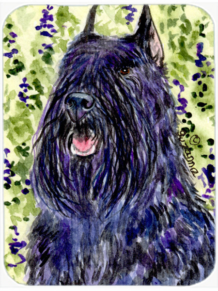 Bouvier Des Flandres Glass Cutting Board- Large