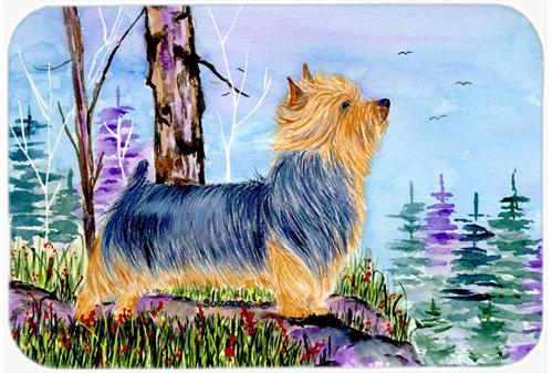 Norwich Terrier Glass Cutting Board- Large