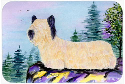 Skye Terrier Glass Cutting Board- Large