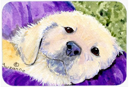 Golden Retriever Glass Cutting Board- Large