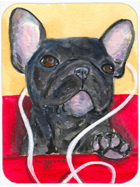 French Bulldog Glass Cutting Board- Large
