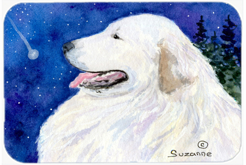 SS8774LCB Great Pyrenees Glass Cutting Board- Large