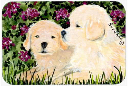 Golden Retriever Glass Cutting Board, Large