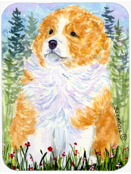 Sheltie Glass Cutting Board- Large