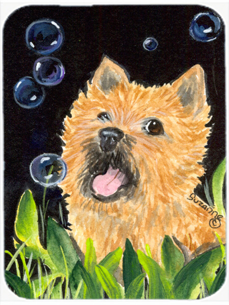 Cairn Terrier Glass Cutting Board- Large