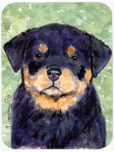 Rottweiler Glass Cutting Board- Large