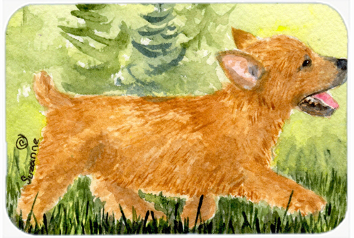 Norwich Terrier Glass Cutting Board- Large